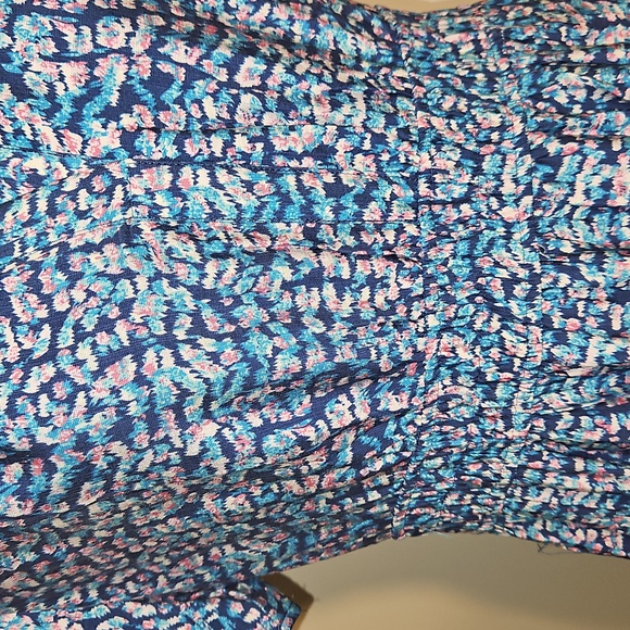 Pink & Blue Dress Size Large - Picture 2 of 5